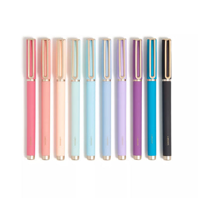 U Brands 10Ct Soft Touch Catalina Colored Ink Felt Tip Pens Brights