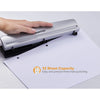 Office 3 Hole Punch, 12 Sheet Capacity, Silver