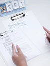 1 A4 Folder, File Manager, Clipboard with Cover, A4 Folder for Business and School Use, Stationery and Office Supplies