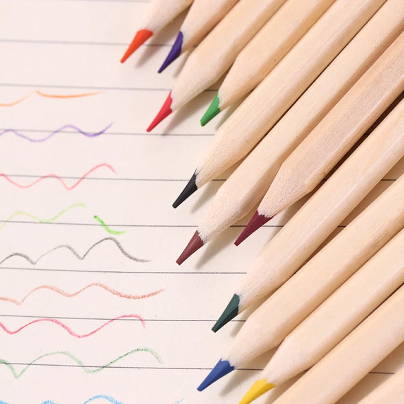 Colored Pencils Back to School Supplies Back to School Supplies Color Pen Pencil Small Pencil Painting 12 Color Office Stationery Office Supplies