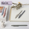 Gel Pens, 5Pcs 0.5Mm Quick Dry Black Ink Fine Point Smooth Writing Pens High-End