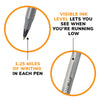 round Stic Xtra Life Ballpoint Pen, Medium Point, 1.0 Mm, Black Ink, 60 Count