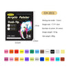 12/24/36 Color Double-Ended Gouache Acrylic Marker Waterproof Pigment DIY Graffiti Marker Office and School Supplies