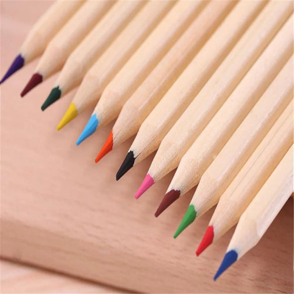 Colored Pencils Back to School Supplies Back to School Supplies Color Pen Pencil Small Pencil Painting 12 Color Office Stationery Office Supplies