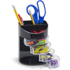 Supply Organizer, 7 Compartments, Black/Clear