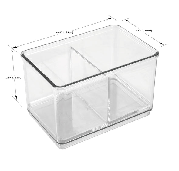 Office Drawer Edit Organizer, 6 Pieces, Clear
