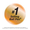 round Stic Xtra Life Ballpoint Pen, Medium Point, 1.0 Mm, Black Ink, 60 Count