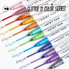 4 Colors/Box Kawaii Glitter Highlighter Pen Pastel Fine Pastel Highlighter Marker Scrapbook Painted Stationery School Supplies