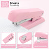 Pink Office Desk Accessories, Pink Office Supplies, Stapler, Tape Dispenser, Sci