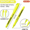Yellow Highlighters,  30 Pack Highlighters Bright Colors, Chisel Tip Dry-Quickly Non-Toxic Highlighter Markers for Adults Highlighting in Home Office