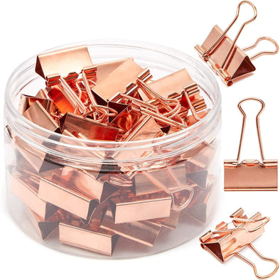 50 Pack Binder Clips Paper Clamps for File Office School Supplies (Medium, 1 In)