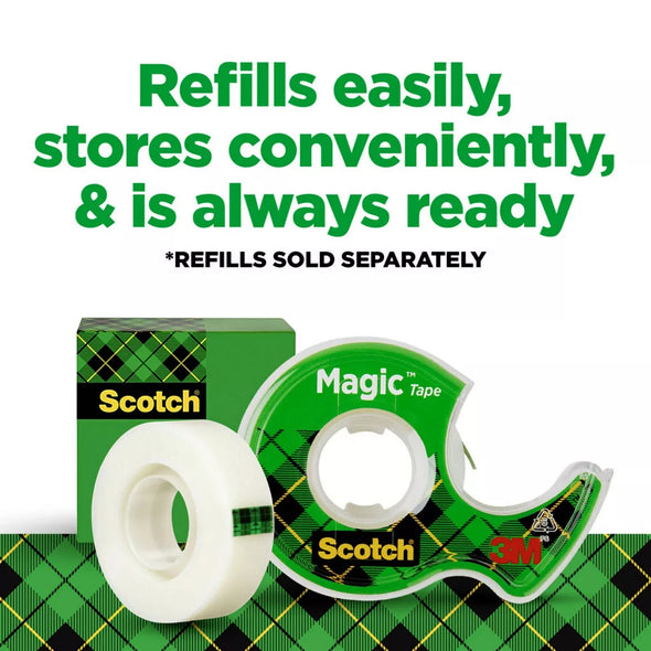 Scotch Magic Tape with Dispensers 3Pk