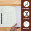 Wide Ruled Notebook: 6 Pack, 1-Subject Composition Notebook for Kids and Adults, Back-To-School Supplies and Office Supplies