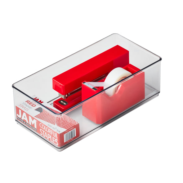 Office Drawer Edit Organizer, 6 Pieces, Clear